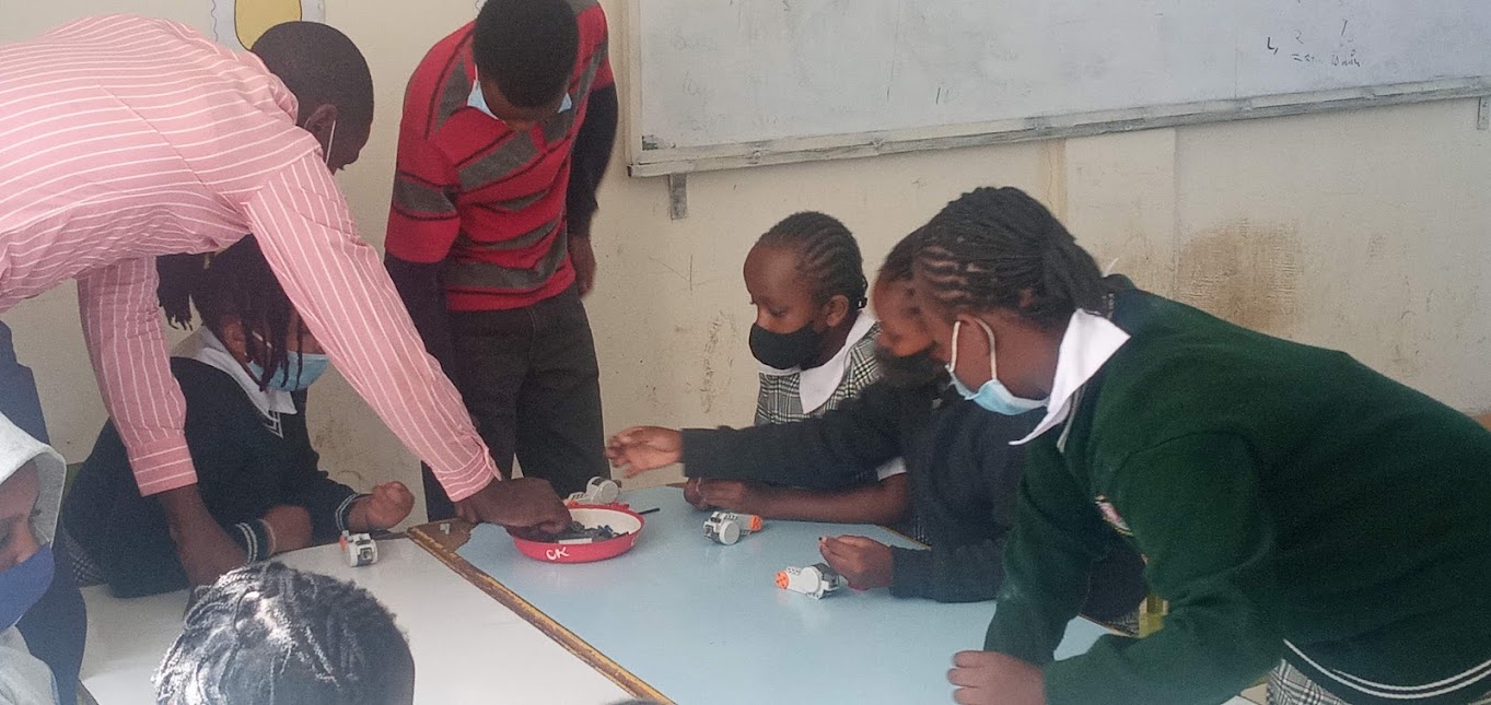 Children participating in FutureReady learning activities