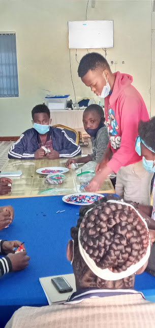 Child participating in MentorSpace learning activities