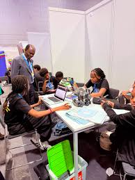 YouthSphere participants developing artificial intelligence and digital technology skills